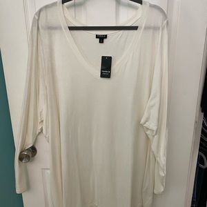 White Girlfriend Long Sleeve Tee